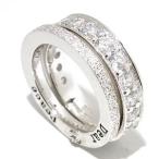 Yahoo! Yahoo!ショッピング(ヤフー ショッピング)シルバーリング メンズ 2連 ジルコニア 9-23号 ブランド 指輪 シルバー925 メンズリング