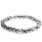 Yahoo! Yahoo!ショッピング(ヤフー ショッピング)ブラックルチルクォーツ ブレスレット 5.8mm 15.5cm 天然石 パワーストーン 針水晶 腕輪 数珠 プレゼント