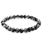 Yahoo! Yahoo!ショッピング(ヤフー ショッピング)ブラックルチルクォーツ ブレスレット 6.5mm 17.5cm 天然石 パワーストーン 針水晶 腕輪 数珠 プレゼント