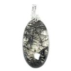 Yahoo! Yahoo!ショッピング(ヤフー ショッピング)ブラックルチルクォーツペンダントトップ ブラックルチルクォーツ 針水晶 ペンダント 天然石 パワーストーン プレゼント