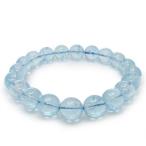 Yahoo! Yahoo!ショッピング(ヤフー ショッピング)ブルートパーズ ブレスレット 10mm 19cm 天然石 パワーストーン 誕生石 11月 腕輪 数珠 プレゼント