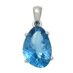 Yahoo! Yahoo!ショッピング(ヤフー ショッピング)ブルートパーズ ペンダントトップ シルバー カット 高品質 天然石 パワーストーン 誕生石 11月 ペンダント プレゼント