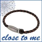 Yahoo! Yahoo!ショッピング(ヤフー ショッピング)レザーブレスレット メンズ ブランド 革 ラッキーナンバー ダイヤモンド ステンレス シンプル おしゃれ 人気 close to me プレゼント