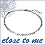 チェーン ブレスレット メンズ レディース ブランド ステンレス シンプル 甲丸 ロール シンプル おしゃれ 人気 close to me プレゼント 爆買