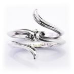 ディールデザイン スパイラルウェーブ リング(フリーサイズ) メンズアクセサリー レディースアクセサリー ギフト シルバー925 爆買