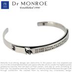 ドクターモンロー バングル メンズ ブランド シルバー メッセージスカル ドクロ シンプル おしゃれ Dr MONROE 人気 ブレスレット
