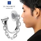 Dr MONROEdokta- Monroe шиповки цепь обруч серьги серебряный . кольцо колесо .. простой зеркальный серебряный 925 non отверстие серьги 