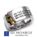 ドクターモンロー リング メンズ ブランド 指輪 シルバー メッセージスカルリング スカル 骸骨 ドクロ シンプル Dr MONROE 人気