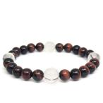 Yahoo! Yahoo!ショッピング(ヤフー ショッピング)レッドタイガーアイ ブレスレット メンズ 四神獣 10mm 人気 天然石 パワーストーン 赤虎目石 腕輪 数珠 プレゼント