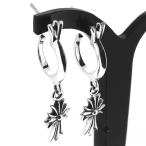 クロス ハーフフープピアス 2P 両耳用 フレア ドロップピアス ピアス イヤリング シルバー925 銀 シルバーアクセサリー プレゼント 爆買