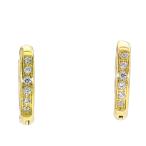 Yahoo! Yahoo!ショッピング(ヤフー ショッピング)ジルコニア ステンレス フープピアス ゴールド 2P 両耳用 ステンレスピアス リングピアス 金色 サージカルステンレス