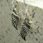 Yahoo! Yahoo!ショッピング(ヤフー ショッピング)メンズ ウイングシルバーピアス 2P翼メンズフェザー羽根 オシャレ かわいい 可愛い