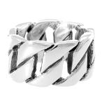 Yahoo! Yahoo!ショッピング(ヤフー ショッピング)チェーン シルバー リング 17号 指輪 喜平チェーン シルバーリング シルバー925 きへい 喜平 シンプル ハード 幅広