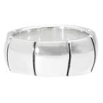 Yahoo! Yahoo!ショッピング(ヤフー ショッピング)甲丸 スリット ライン シルバーリング 17号 指輪 シルバー リング シンプル 鏡面 シルバー925 上品 銀 幅広 太め