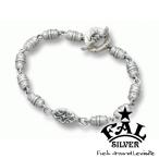 エフエーエル ブレスレット メンズ ブランド シルバー UTクラックカラムブレスレットL ひび割れ  ...