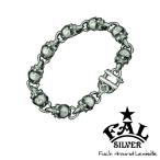 エフエーエル ブレスレット メンズ ブランド シルバー K18メルティングティアドロップ ドロップア ...