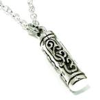 Yahoo! Yahoo!ショッピング(ヤフー ショッピング)ツタ模様の柱シルバーネックレス チェーン付 プレゼント