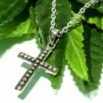 ネックレス メンズ シルバー クロス 丸スタッズ ライン 人気 かっこいい シルバー925 メンズネックレス チェーン付 プレゼント 爆買