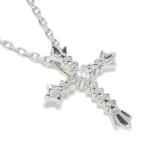 Yahoo! Yahoo!ショッピング(ヤフー ショッピング)エレガントクロス ジルコニアシルバーネックレス