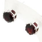 Yahoo! Yahoo!ショッピング(ヤフー ショッピング)レディース ガーネットシルバーピアス 6mm 2P1月誕生石 オシャレ かわいい 可愛い プレゼント