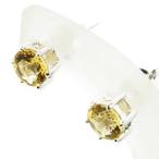 Yahoo! Yahoo!ショッピング(ヤフー ショッピング)レディース シトリンシルバーピアス 11月誕生石ピアス 2P オシャレ かわいい 可愛い プレゼント