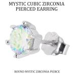 Yahoo! Yahoo!ショッピング(ヤフー ショッピング)ミスティックジルコニア ラウンド シルバー ピアス 1P