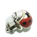 ピンブローチ てんとう虫 天道虫 昆虫 シルバー925 メンズ レディース おしゃれ ブランド ピンバッジ バッチ ラペルピン プレゼント 爆買