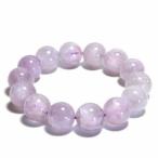 ラベンダーアメジスト ブレスレット 14mm 17cm 天然石 パワーストーン レディース 誕生石 2月 アメシスト 紫水晶 プレゼント 爆買