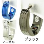Yahoo! Yahoo!ショッピング(ヤフー ショッピング)ザニポロタルツィーニ フープピアス メンズ サージカルステンレス トリプルスリット 1P 片耳 おしゃれ ブランド Zanipolo Terzini