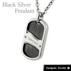 Yahoo! Yahoo!ショッピング(ヤフー ショッピング)ザニポロタルツィーニ ネックレス メンズ サージカルステンレス ブラック プレート ブランド Zanipolo Terzini ペンダント プレゼント
