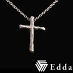 エッダ ネックレス メンズ レディース ブランド シルバー 樹木 ナチュラル クロス 十字架 ペンダント Edda 人気 プレゼント 爆買