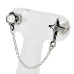 Yahoo! Yahoo!ショッピング(ヤフー ショッピング)ピアス メンズ ブランド 片耳 シルバー クロス スワロフスキー チェーン 1P おしゃれ シルバー925 メンズピアス プレゼント