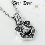 GRAN DEUR ダイヤモンド ホースシュー ダイス シルバーネックレス(チェーン付き) シルバー925 銀 ネックレス ペンダント 馬蹄 サイコロ プレゼント 爆買