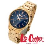 Lee Cooper リークーパー 腕時計 メンズ ブランド ステンレスベルト ネイビー LC06300.490 時計 Lee Cooper リークーパー