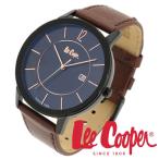 Lee Cooper リークーパー 腕時計 メンズ ブランド 本革ベルト ブラック ゴールド LC06326.652 時計 Lee Cooper リークーパー