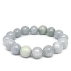 ラベンダー翡翠 ブレスレット 12.5mm 18cm 天然石 パワーストーン ヒスイ 誕生石 5月 ジェイド 腕輪 数珠 プレゼント