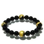 Yahoo! Yahoo!ショッピング(ヤフー ショッピング)四神獣金手彫りオニキス ブレスレット 風水 10mm 16.5cmオニキス レディースS オニキス ブラック 黒 天然石 プレゼント