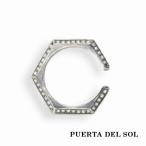 PUERTA DEL SOL sharp край ушные каффы циркон серебряный 950 унисекс серебряный аксессуары серебряный SV950 Britannia серебряный популярный бренд 