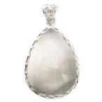 プラチナルチルクォーツ シルバーペンダントトップ プラチナ ルチルクォーツ 針水晶 シルバーペンダン ...