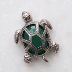 ROKUZANグリーンアゲートカメ...