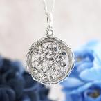 ROKUZAN フラワー ハイドランジア ルーペ ペンダント ペンダントトップ ネックレス トップ ヘッド Hydrangea 紫陽花 アジサイ シルバー925
