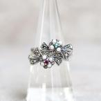 ショッピングルビー ROKUZAN エメラルド ルビー トワエモア リング 指輪 11〜17号 シルバー925 エメラルド ルビー サファイア マーカサイト パール 真珠 碌山ジュエリー