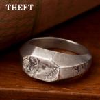 THEFT theft tech s коричневый - печатка кольцо кольцо 9~21 номер серебряный печатка кольцо sig сеть кольцо штамп Vintage Vintage под старину . покупка 