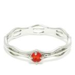 Yahoo! Yahoo!ショッピング(ヤフー ショッピング)ファイアオパール リング レディース シルバー プラチナコート 9-15号 指輪 プレゼント オパール 誕生石 10月 天然石