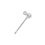 3mm круг can есть серьги post 1 пара 2 шт продажа SV925 печать серебряный детали . покупка 