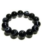 Yahoo! Yahoo!ショッピング(ヤフー ショッピング)天眼石 ブレスレット 15.5mm 19.5cmメンズL レディースLL アゲート 瑪瑙 メノウ 天然石 パワーストーン 腕輪 数珠 プレゼント