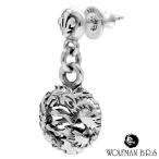 Yahoo! Yahoo!ショッピング(ヤフー ショッピング)ウルフマン ムーンウルフ シルバー ピアス 1P 片耳用 ウルフマンBRS 狼 オオカミ シルバーピアス スタッドピアス スタッズピアス 動物