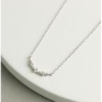 K18 ダイヤモンド ライン ネックレス 18金 18k ホワイトゴールド ゴールド シンプル ベーシック 定番 レディース 爆買
