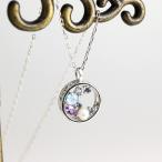 天然石パールサークルホワイトゴール...