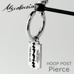 M's collection M z коллекция Ray The - обруч серьги серебряный 1P одна сторона уголок kami санки . меч обруч серьги половина обруч покачивающийся 
